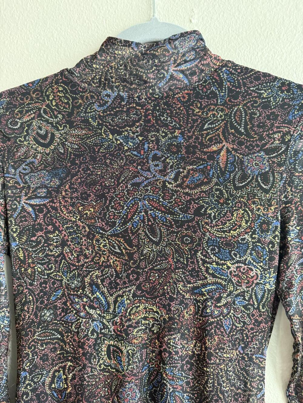 Printed Mesh Dress | Rosetta Getty x RTR | Medium (205) - Picture 10 of 12